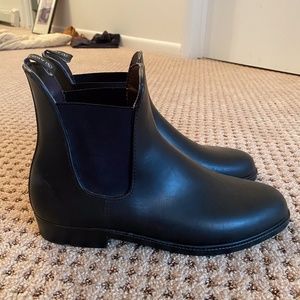 Aigle Men's Black Leather Boots